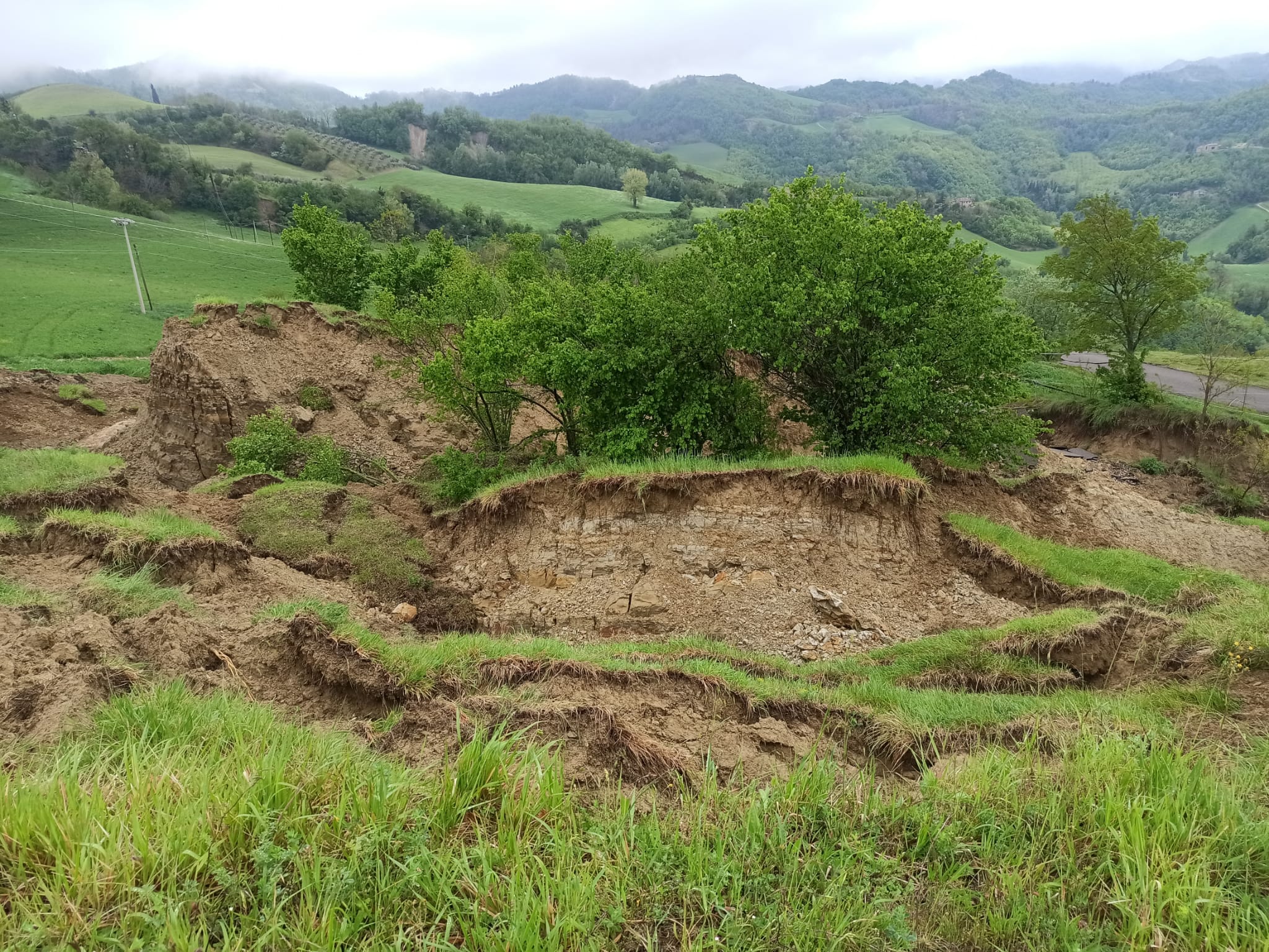 Maltempo nel territorio provinciale: frane e chiusura delle strade più compromesse