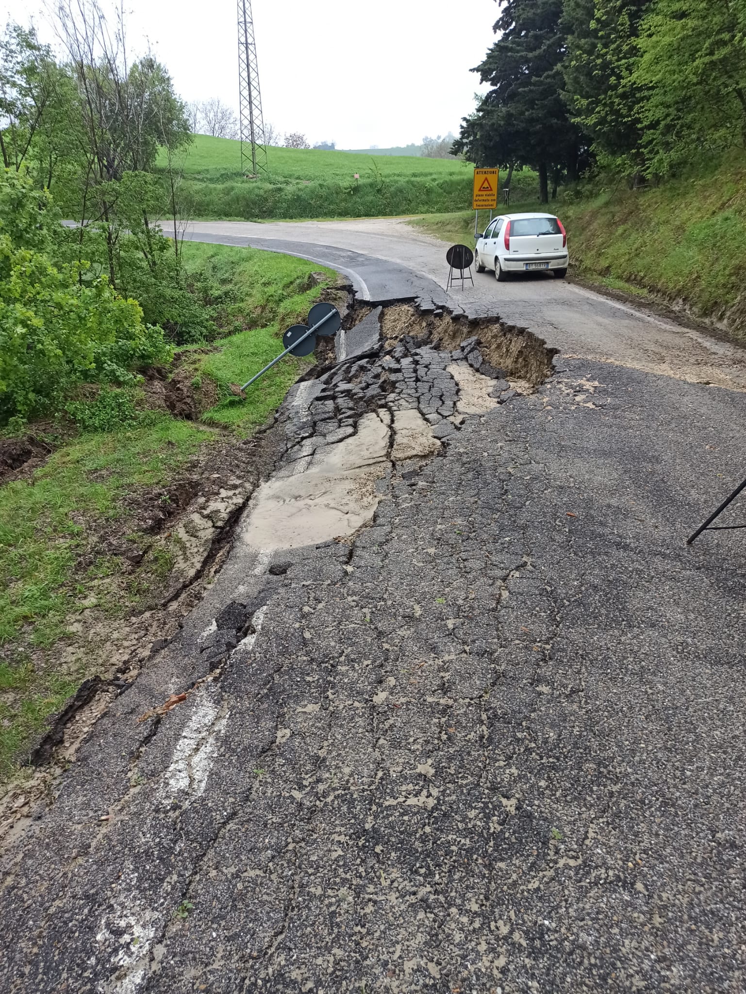 frana sulle strade provinciali 3